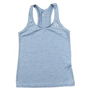 Under Armour Loose Fit Racerback HeatGear Pale Blue Athletic Tank Top Women's XS